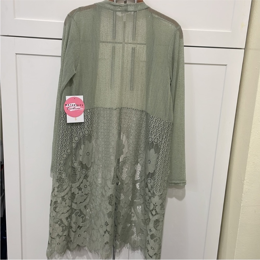 Siren Lily  green Lace Cover Up - Picture 3 of 4